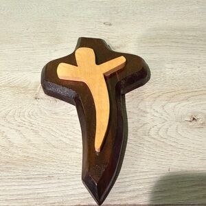 Wooden Cross Wall Decor